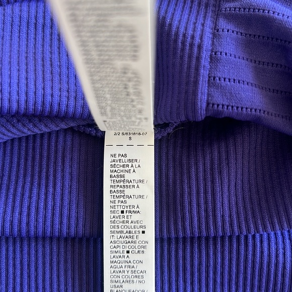 Flurry Blizzard Rib Turtleneck, Size Small, Color: Noble Blue - Picture 5 of 6